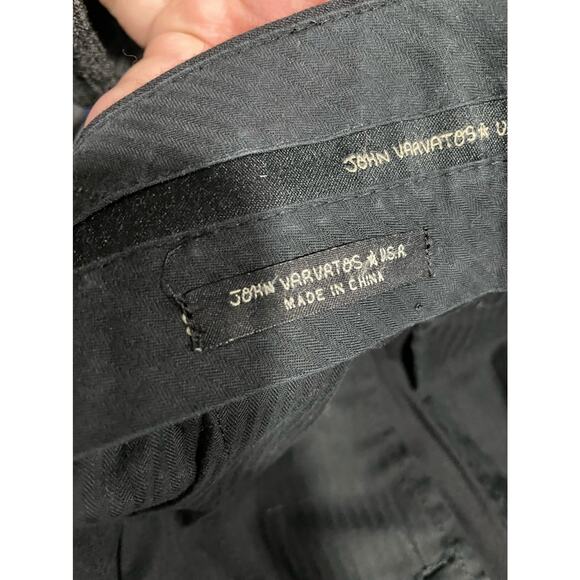 John Varvatos Men's Straight Cut Leg Dress Pants Black 32 x 28 - Picture 10 of 10